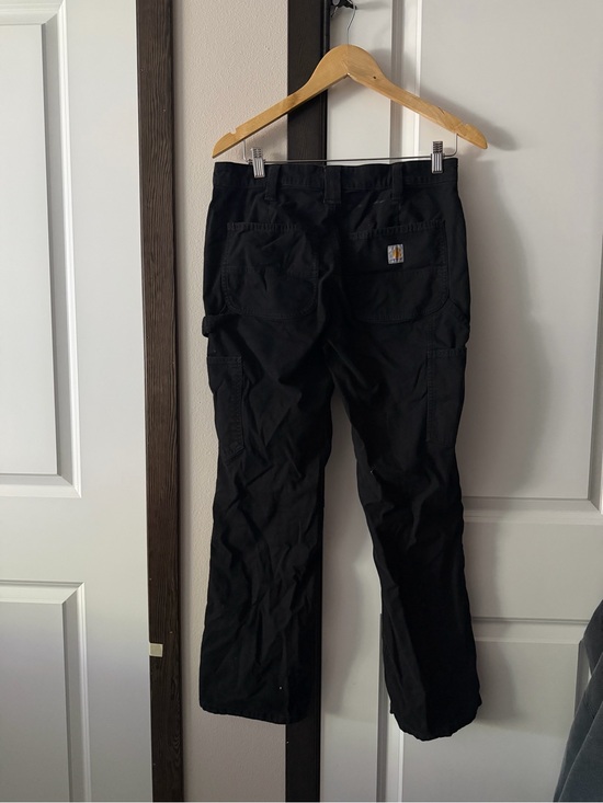 Carhartt Pants - Carhartt womens Black Work Pants - Durable Utility Fit size 6 short